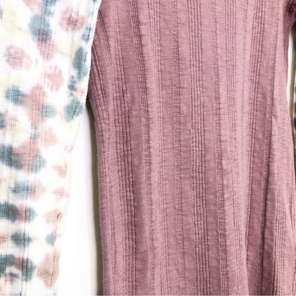 Free People We The Free Big Sur tie-dye, long sleeve ribbed top - Picture 4 of 13